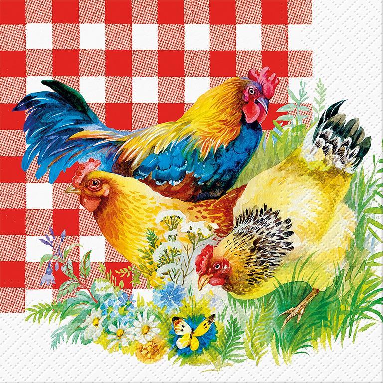 Chickens Lunch Napkins