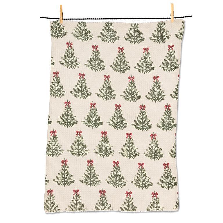 Holiday Trees Tea Towel