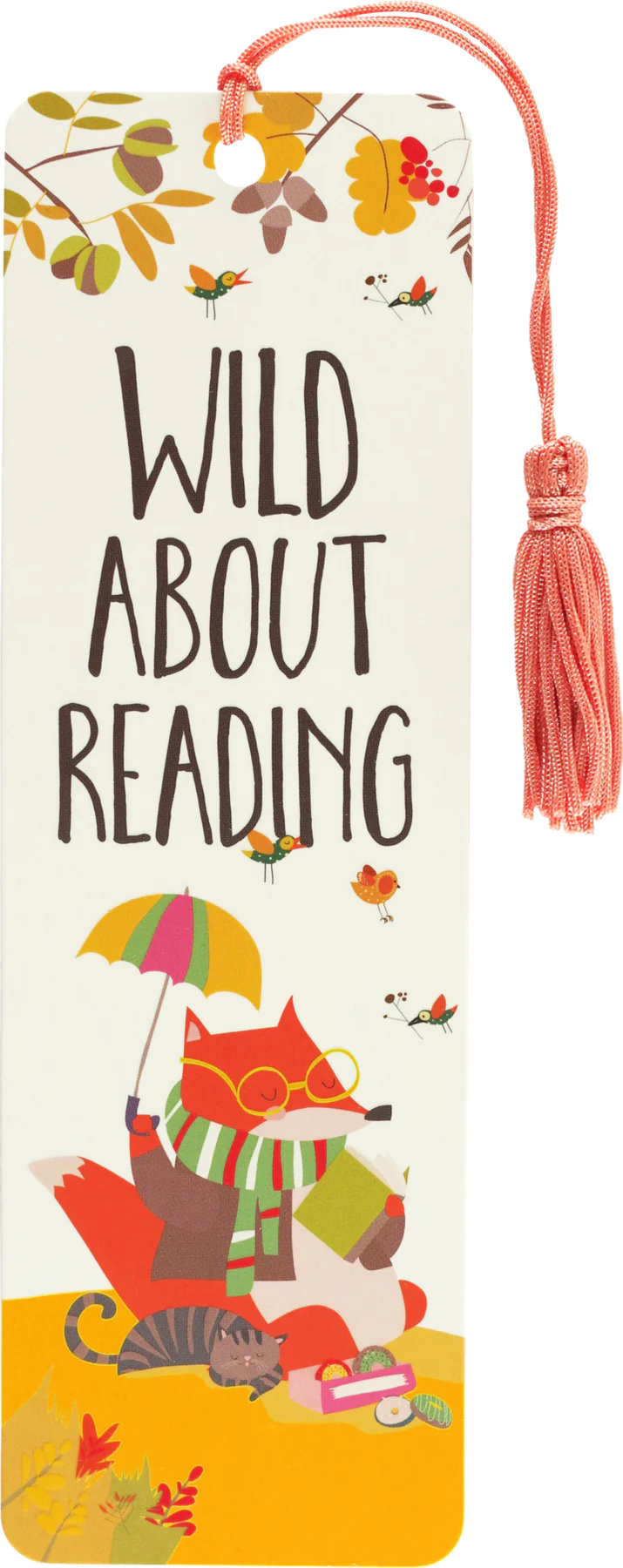 Wild About Reading Children's Bookmark