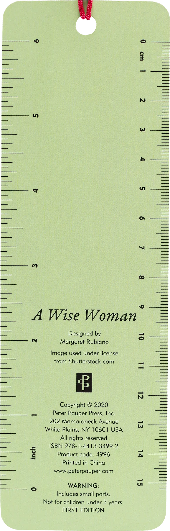 A Wise Woman Once Said Beaded Bookmark