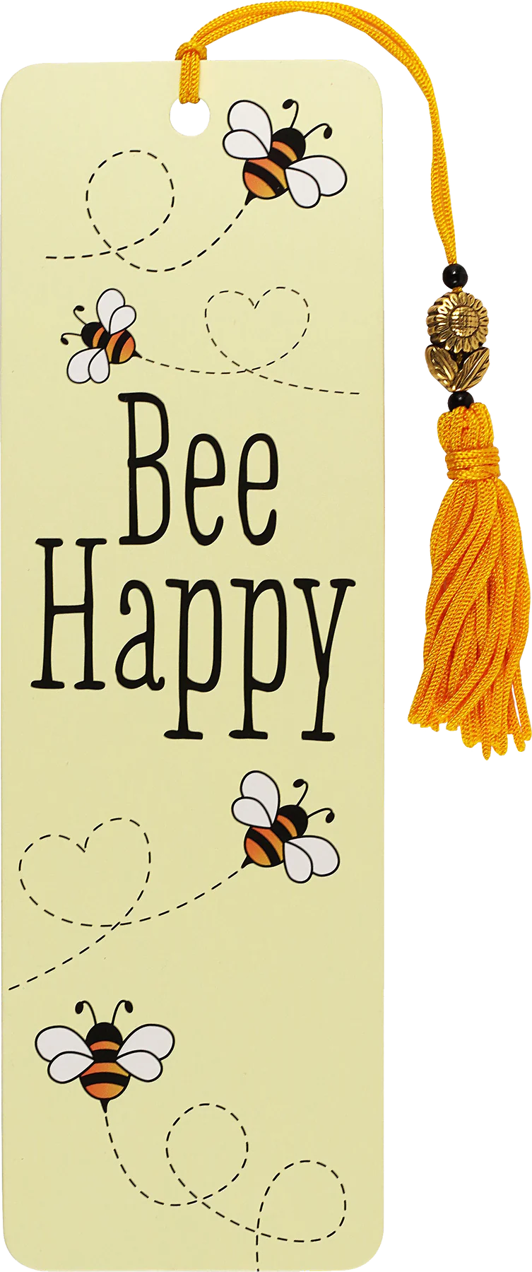 Bee Happy Beaded Bookmark