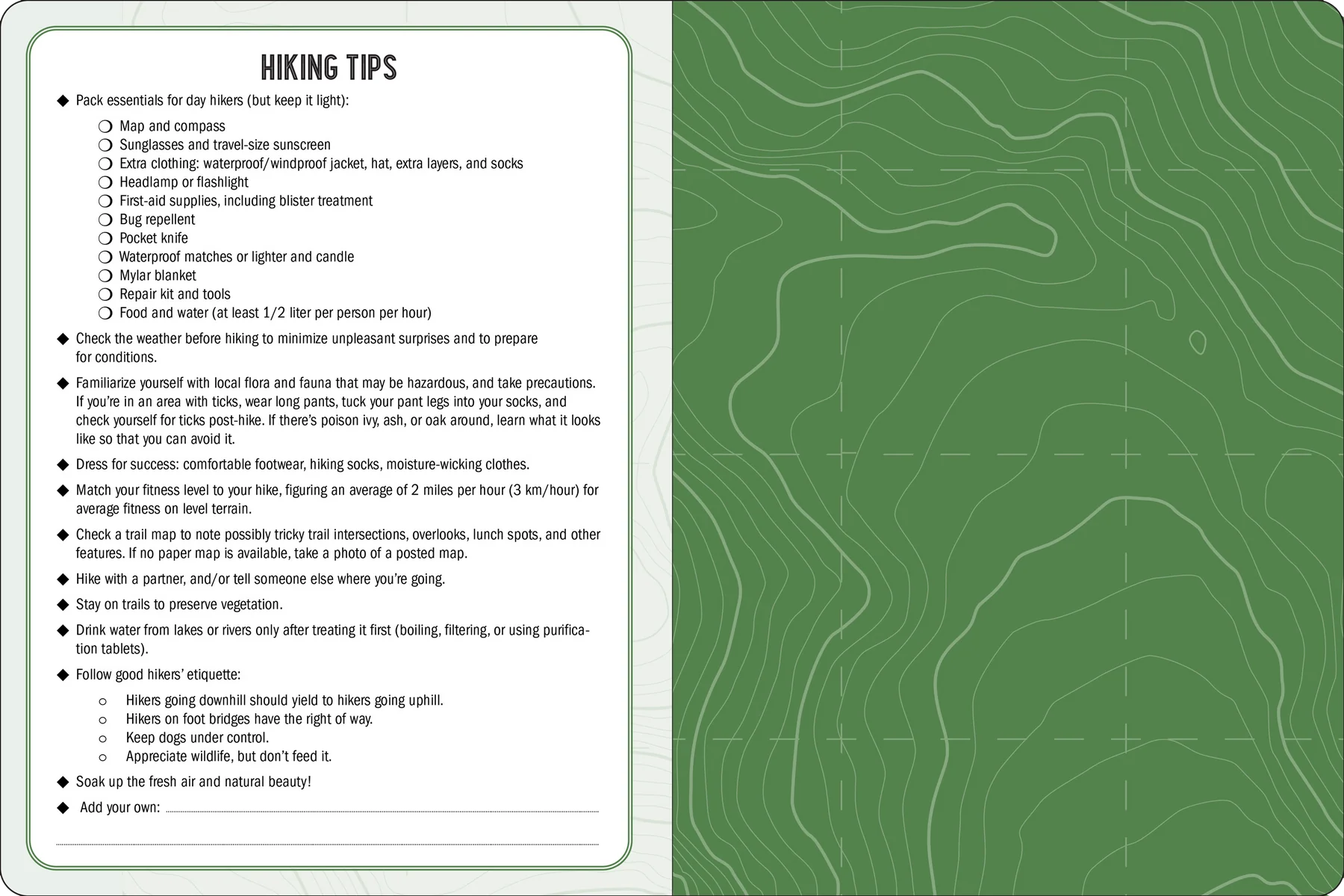 Hiking Logbook