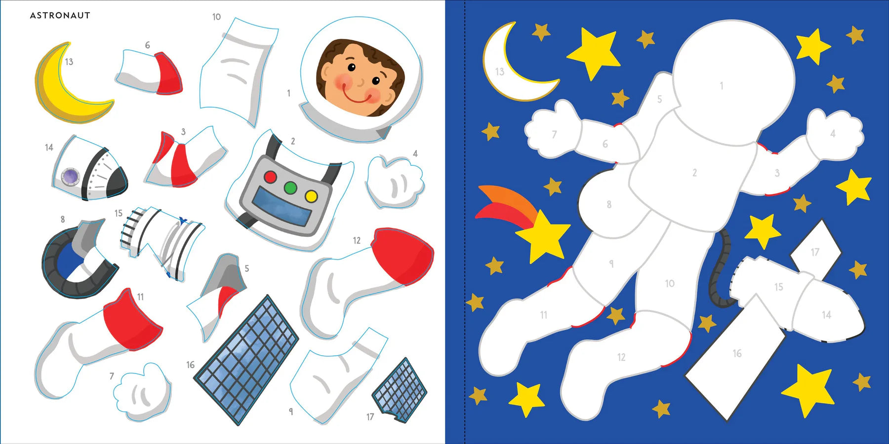 My First Colour-by-Sticker Book, Outer Space