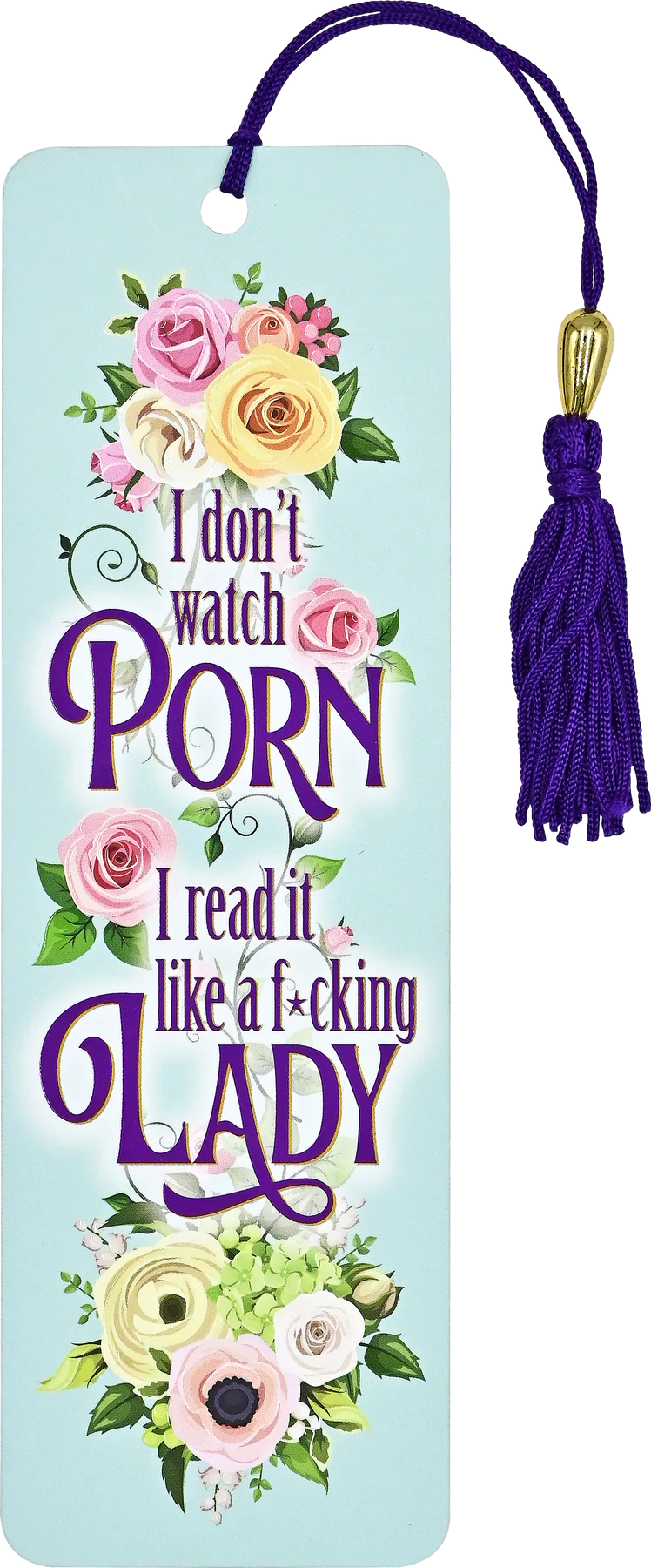 I Don't Watch Porn Beaded Bookmark