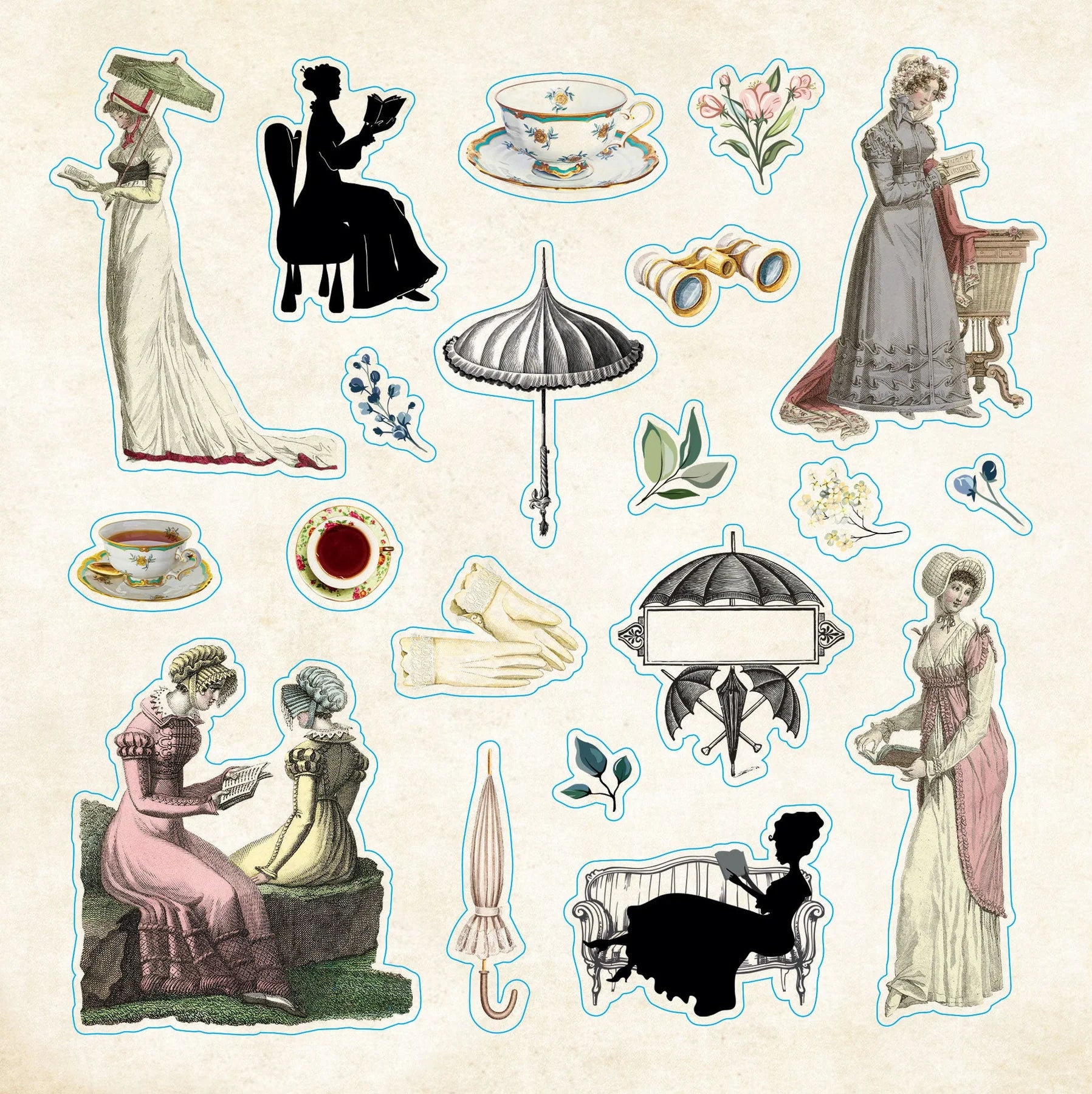 Bibliophilia Ephemera Sticker Book