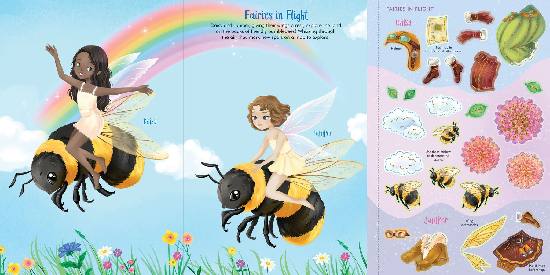 Fairies Sticker Doll Dress-Up Book