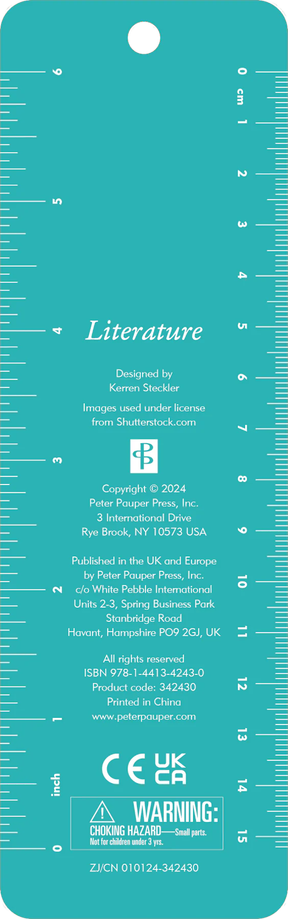 Literature Beaded Bookmark