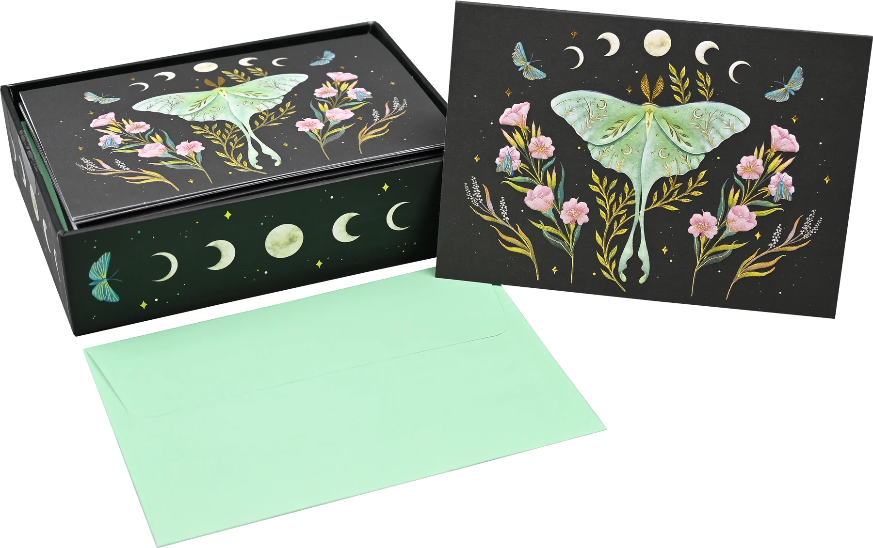 Luna Moth Note Cards