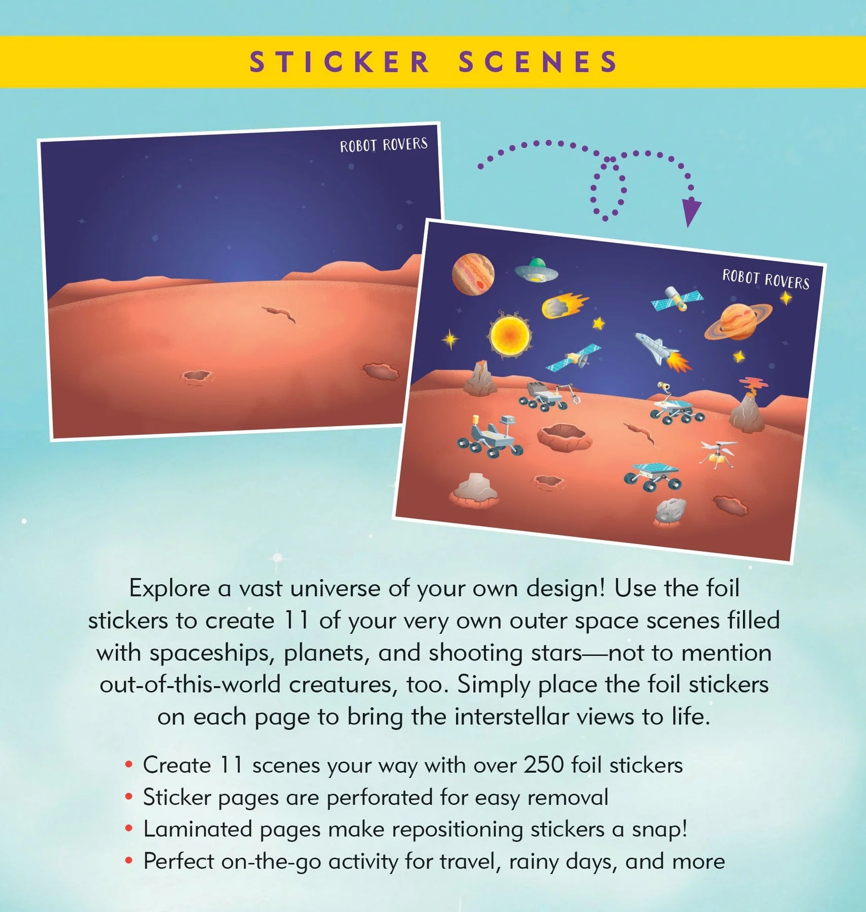 Sticker Scenes, Outer Space