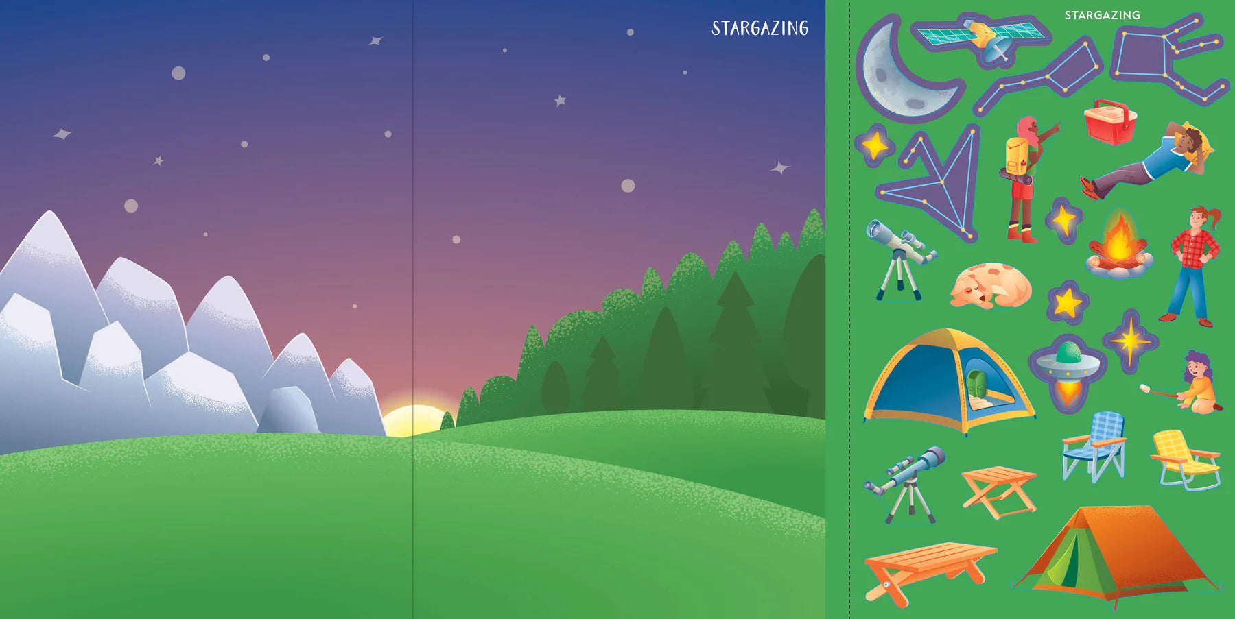 Sticker Scenes, Outer Space