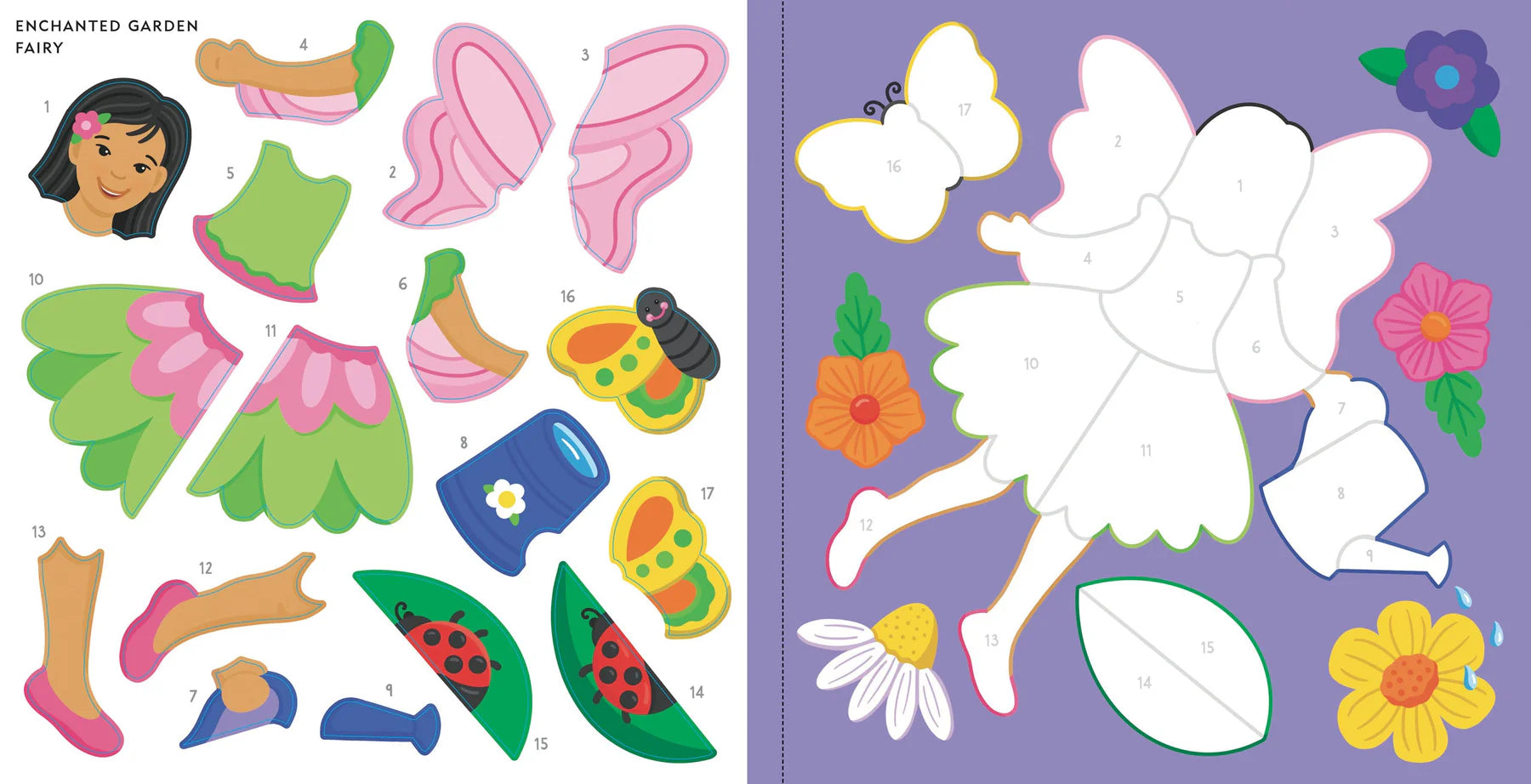 My First Colour-by-Sticker Book, Fairies