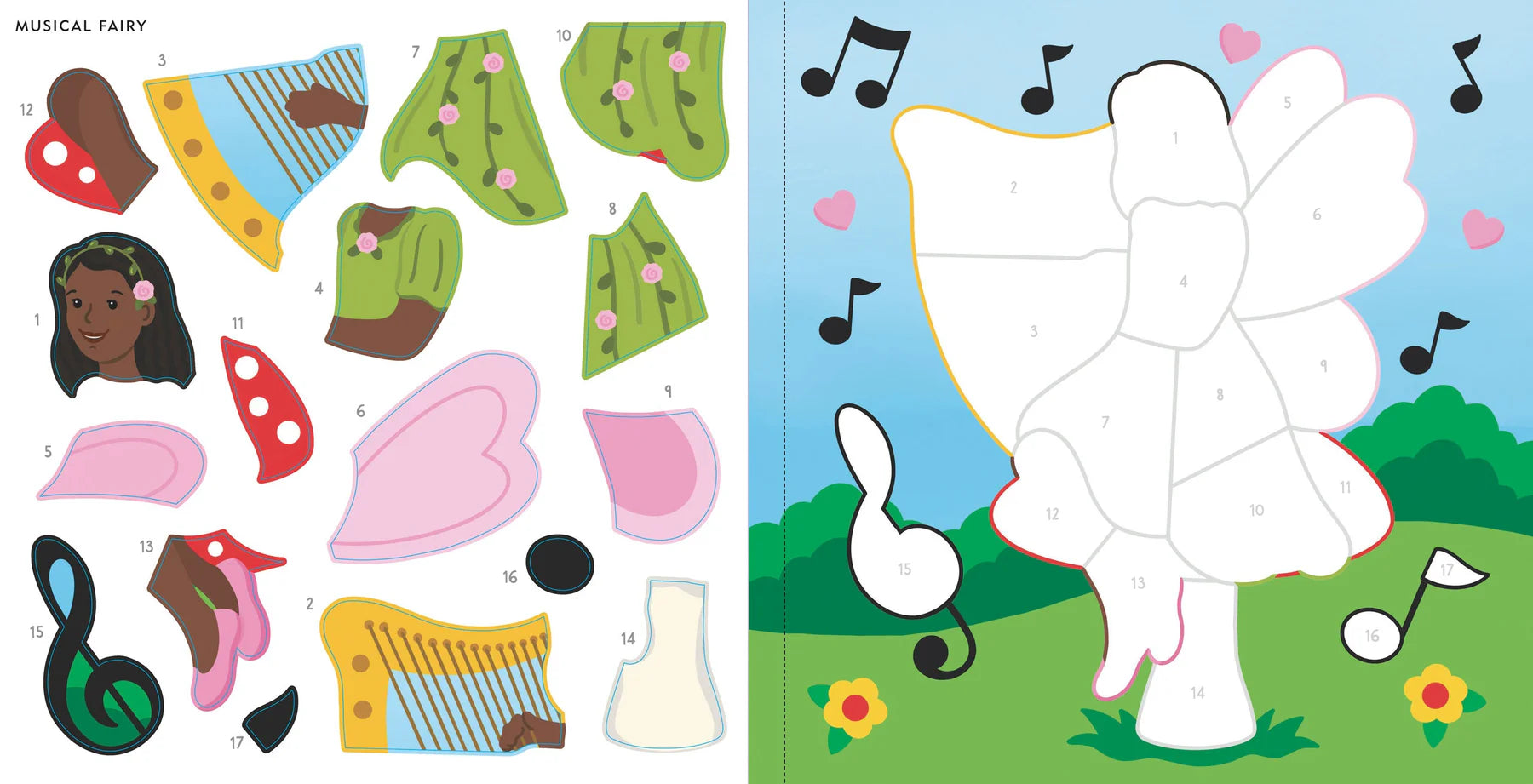 My First Colour-by-Sticker Book, Fairies