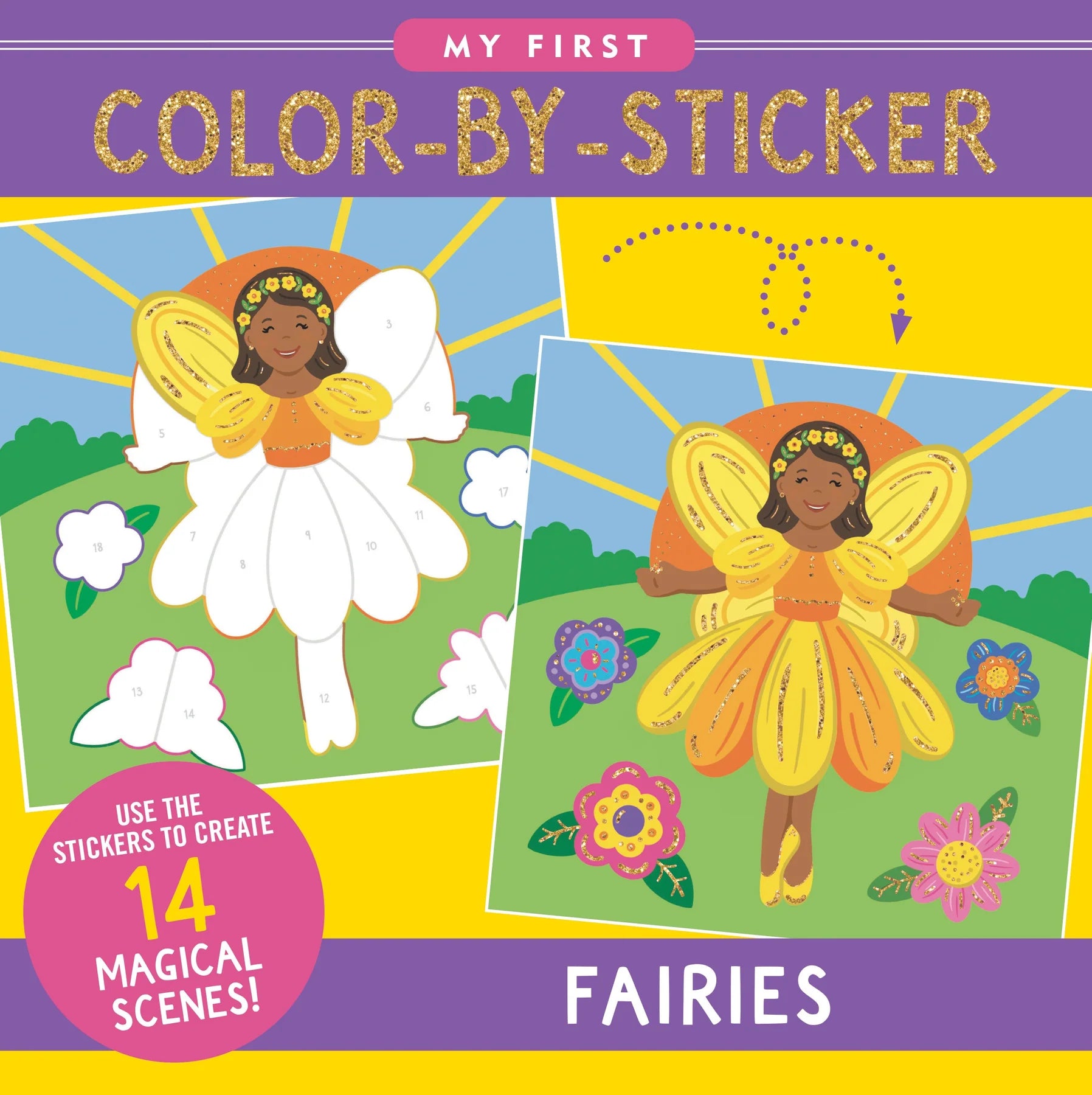 My First Colour-by-Sticker Book, Fairies