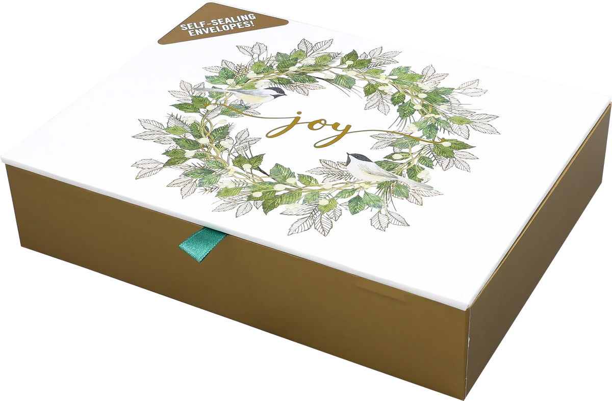 Wreath Of Joy Boxed Holiday Cards