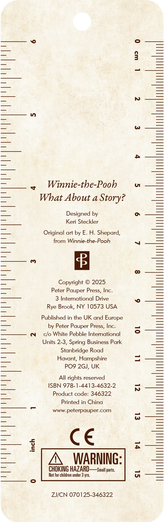 Winnie-the-Pooh What About A Story? Children's Bookmark