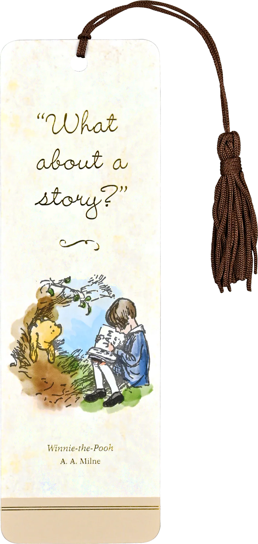 Winnie-the-Pooh What About A Story? Children's Bookmark