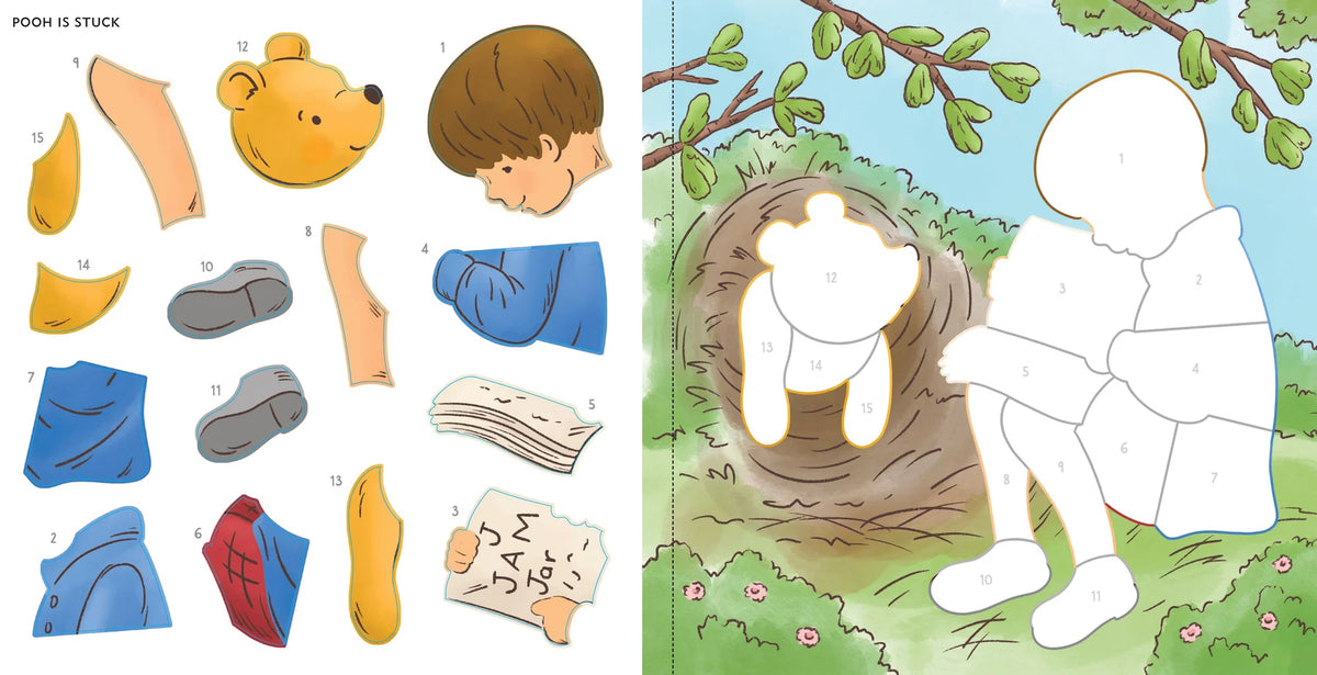 My First Colour-by-Sticker Book, Winnie The Pooh
