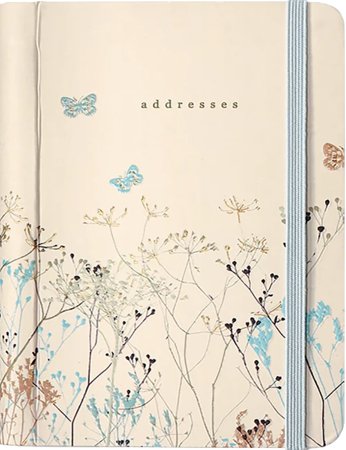 Butterflies Small Address Book