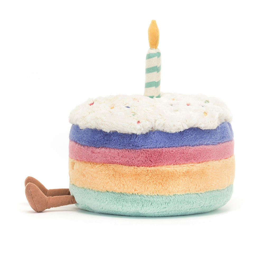 Jellycat Amuseables Rainbow Birthday Cake (Max 1 Per Purchase)