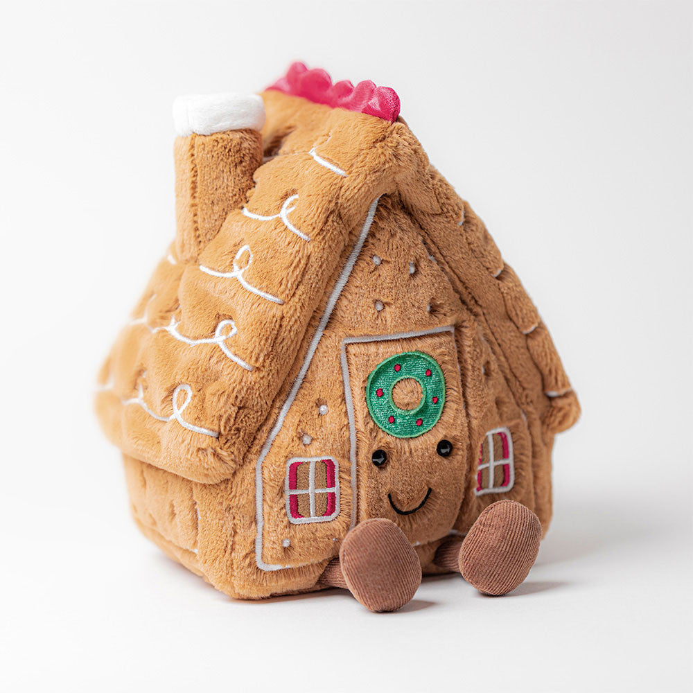 Jellycat Amuseables Gingerbread House (Max 1 Per Purchase)