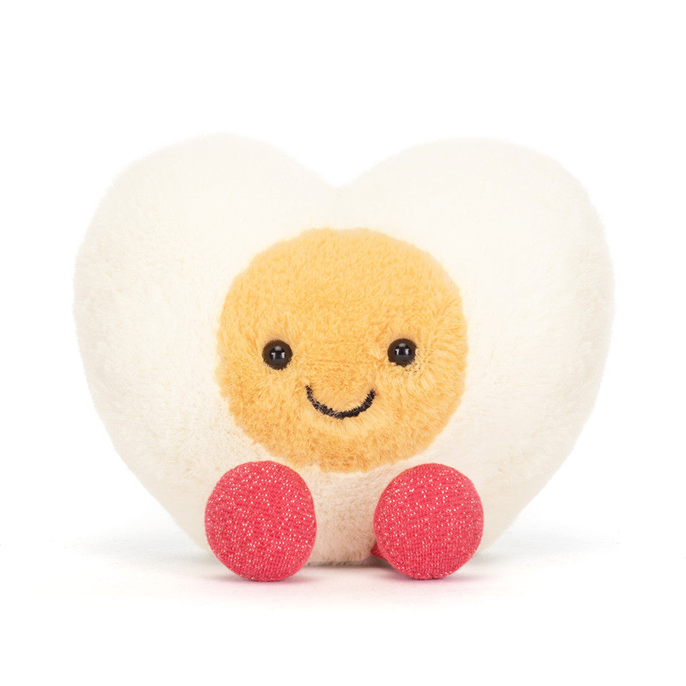 Jellycat Amuseables Heart Boiled Egg (Max 1 Per Purchase)
