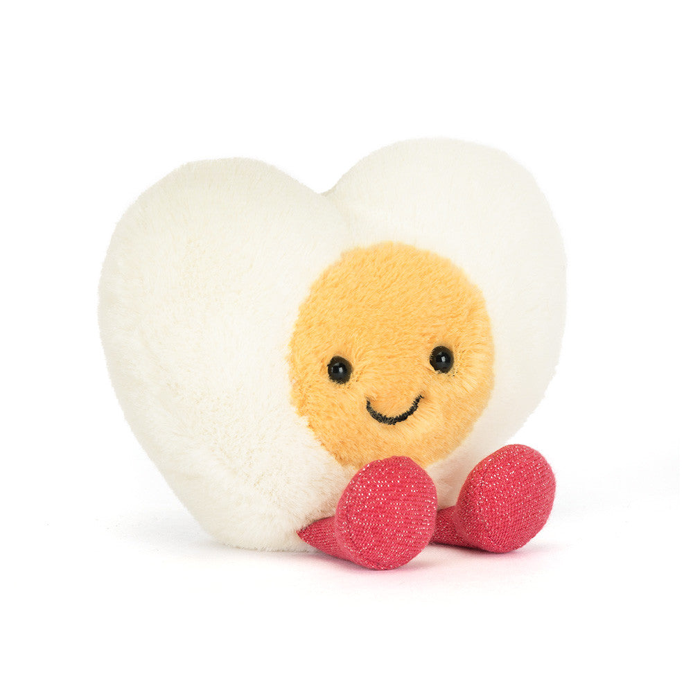 Jellycat Amuseables Heart Boiled Egg (Max 1 Per Purchase)