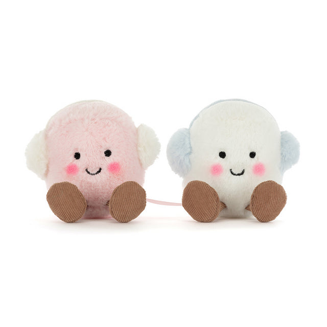 Jellycat Amuseables Toastie Pink and White Marshmallows (Max 1 Per Purchase)