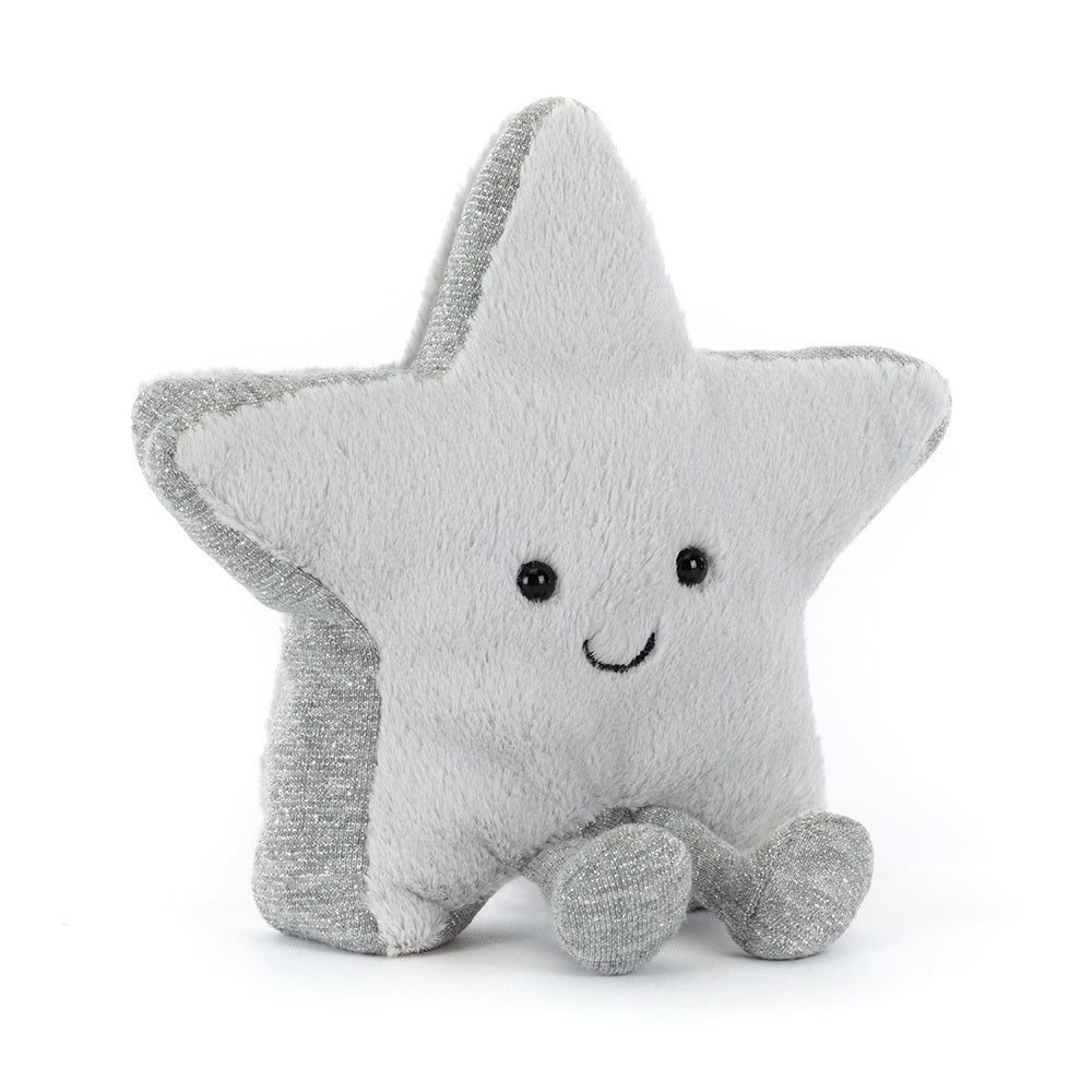 Jellycat Amuseables Silver Star (Max 1 Per Purchase)