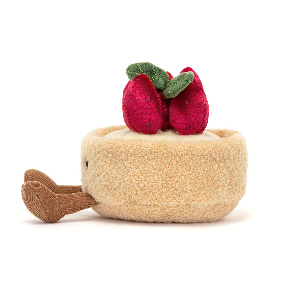 Jellycat Amuseables Fleurette Tarte Aux Fraises (Max 2 Per Purchase)
