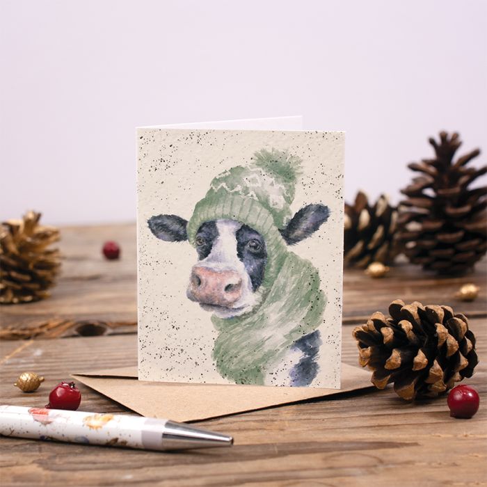 Moo-ry Christmas Enclosure Card