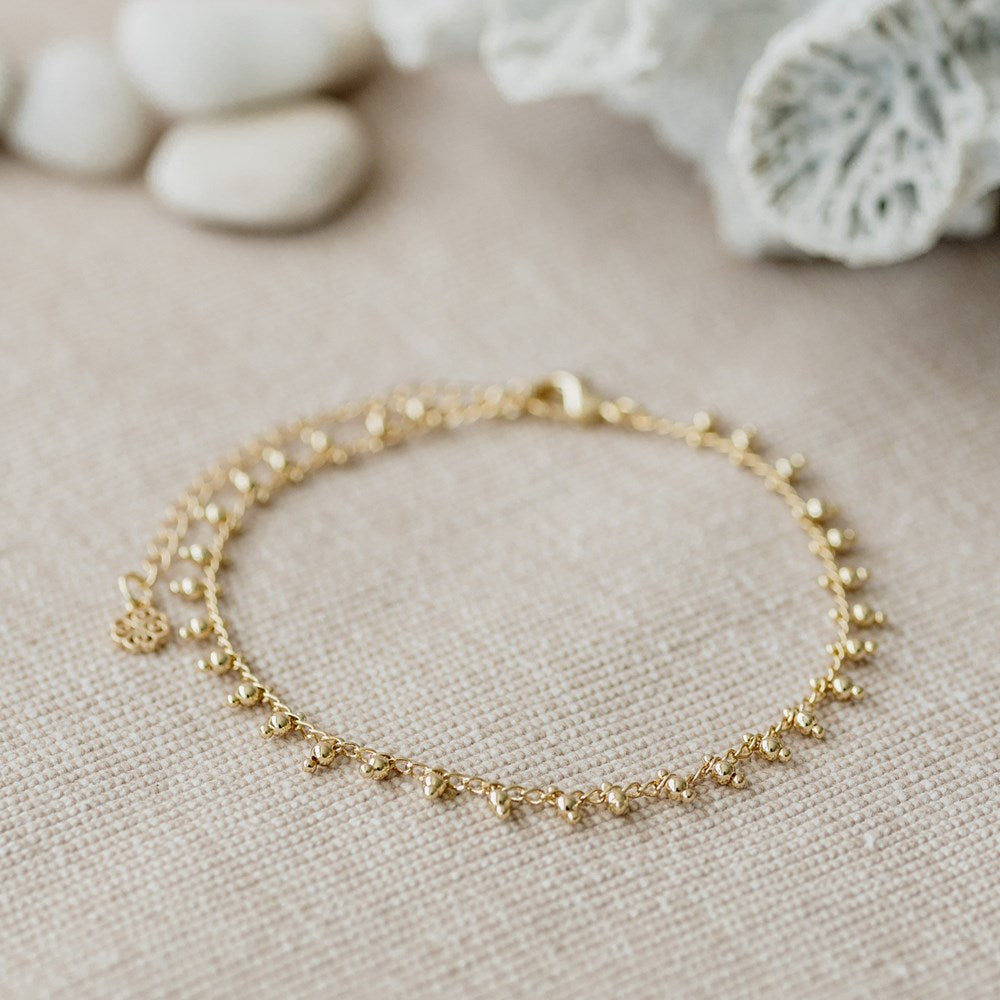 Anklet-Droplet Style in Gold 🇨🇦