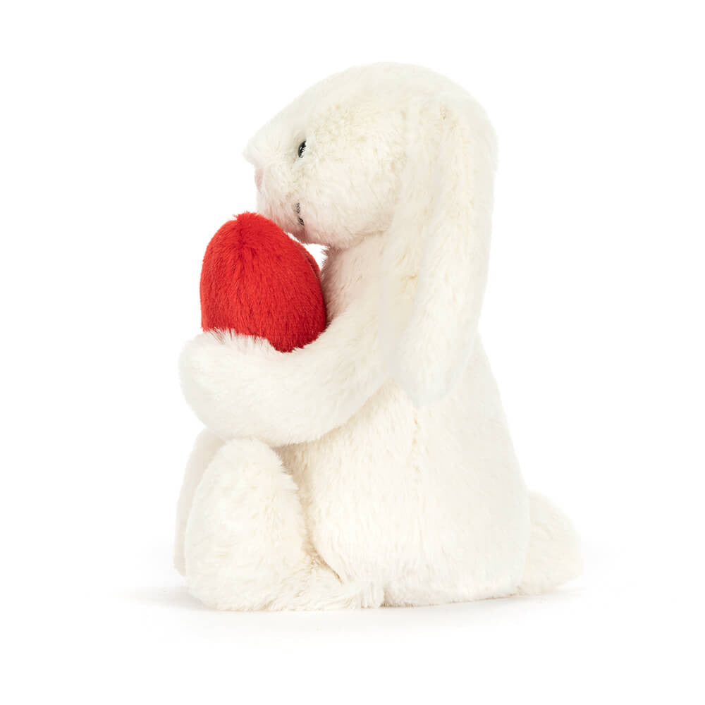 Jellycat Bashful Red Love Heart Bunny, Medium