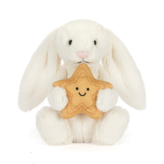 Jellycat Cream Bunny With Star (Max 2 Per Purchase)