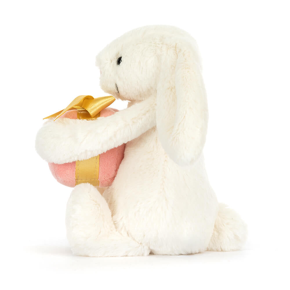 Jellycat Bashful Bunny With Present