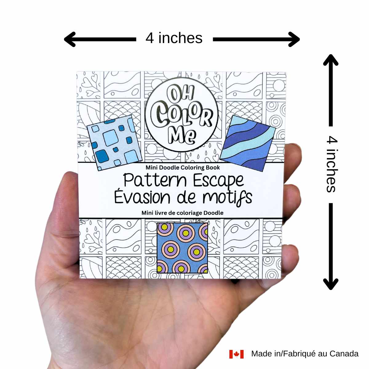 Pattern Escape  Mini Coloring Book 🇨🇦