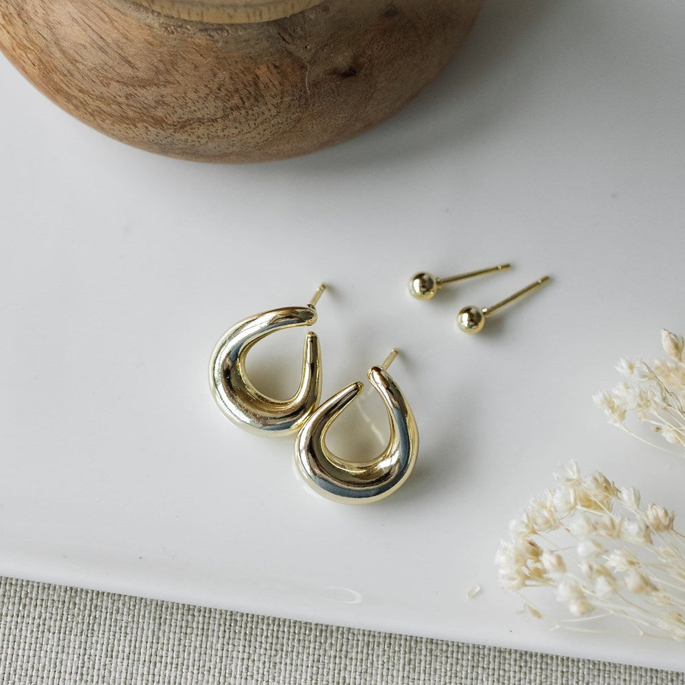 Chunky Duet Set In Gold🇨🇦