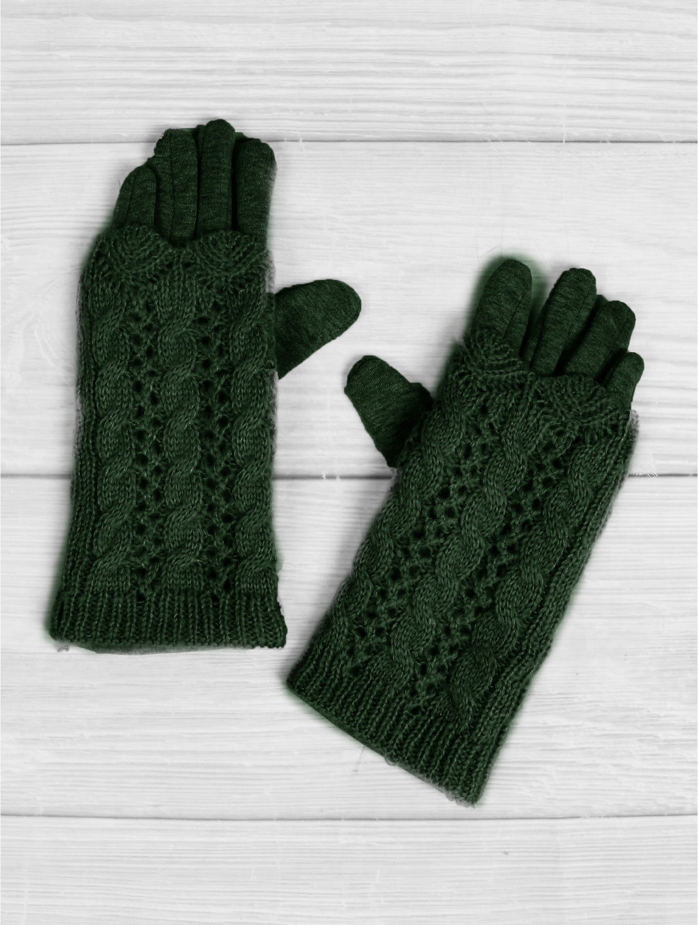 Cozy Cable Knit in Green