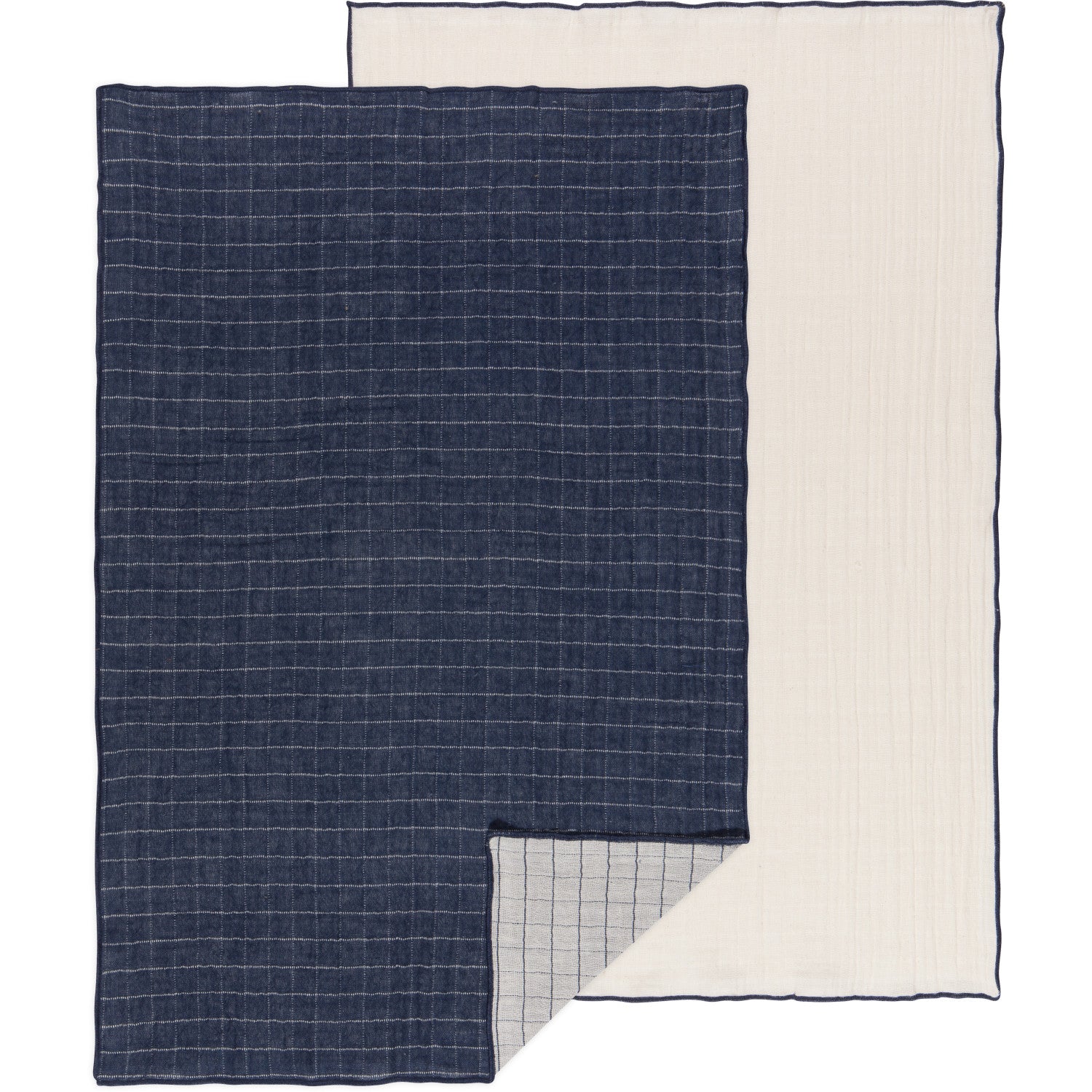 Midnight Double Weave Tea Towels, Set of 2