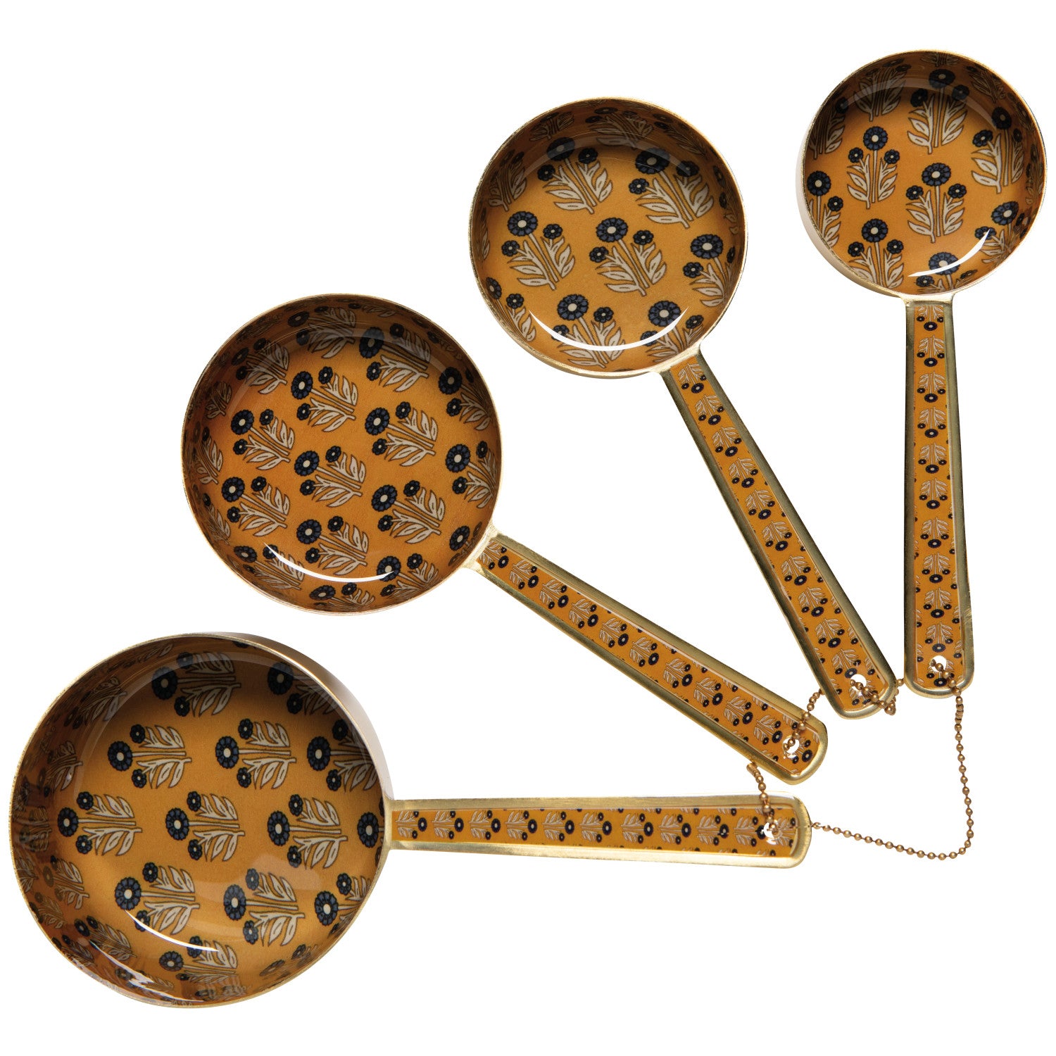 (*15) Zest Enameled Steel Measuring Cups, Set of 4