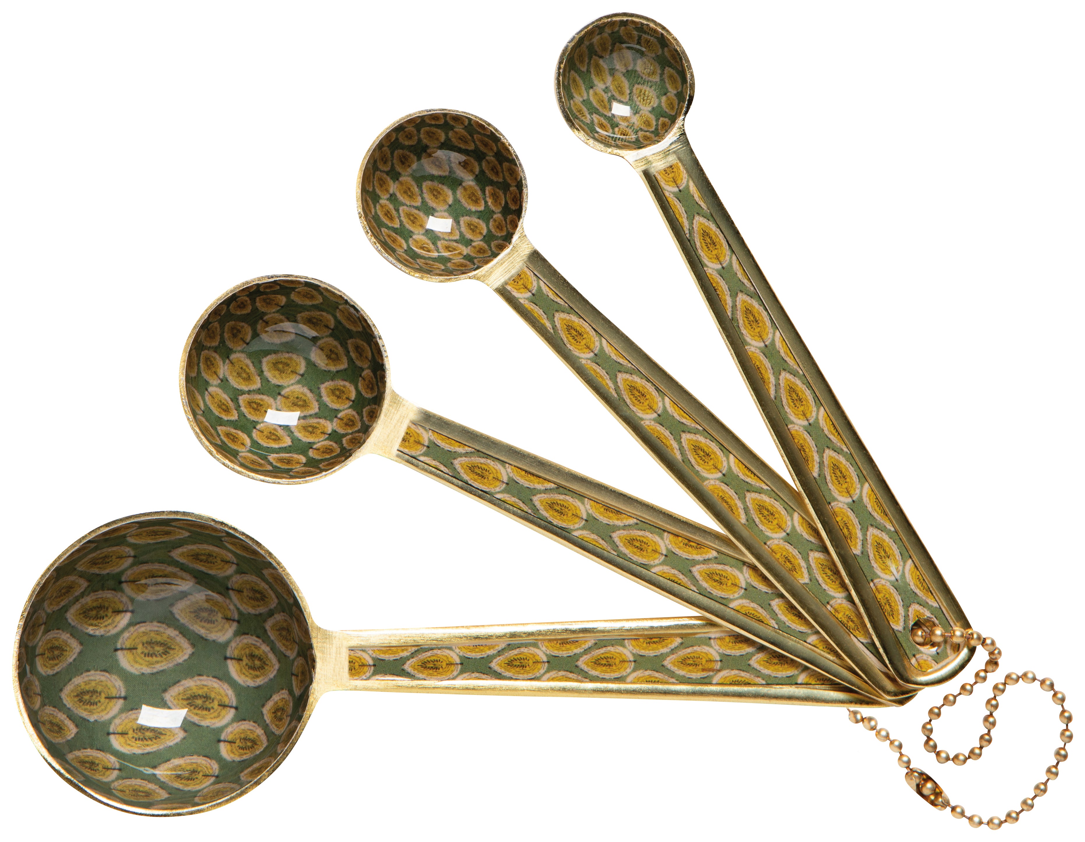 (*15) Brio Enameled Measuring Spoons, Set of 4