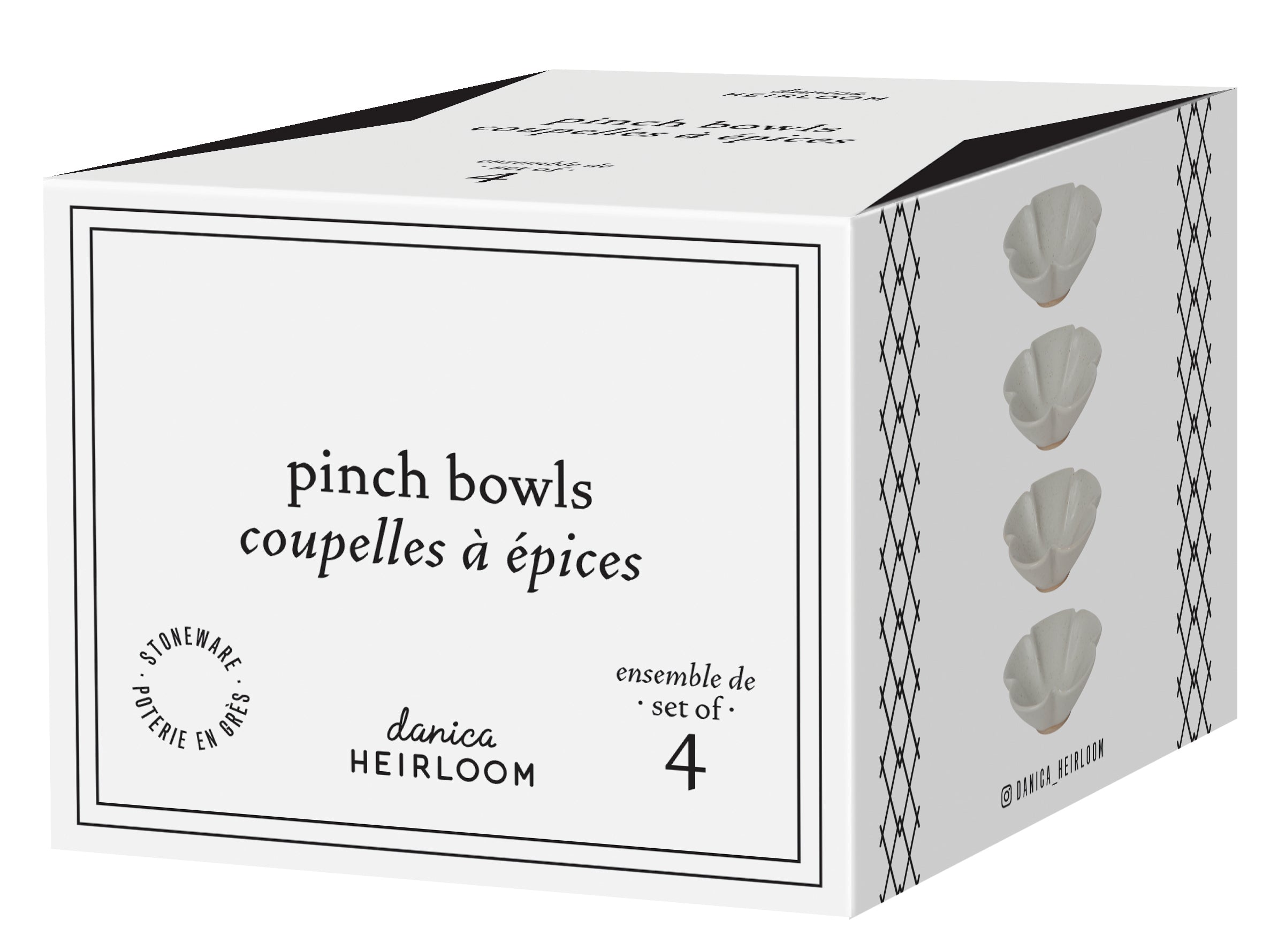 Sakura Pinch Bowls, Set of 4