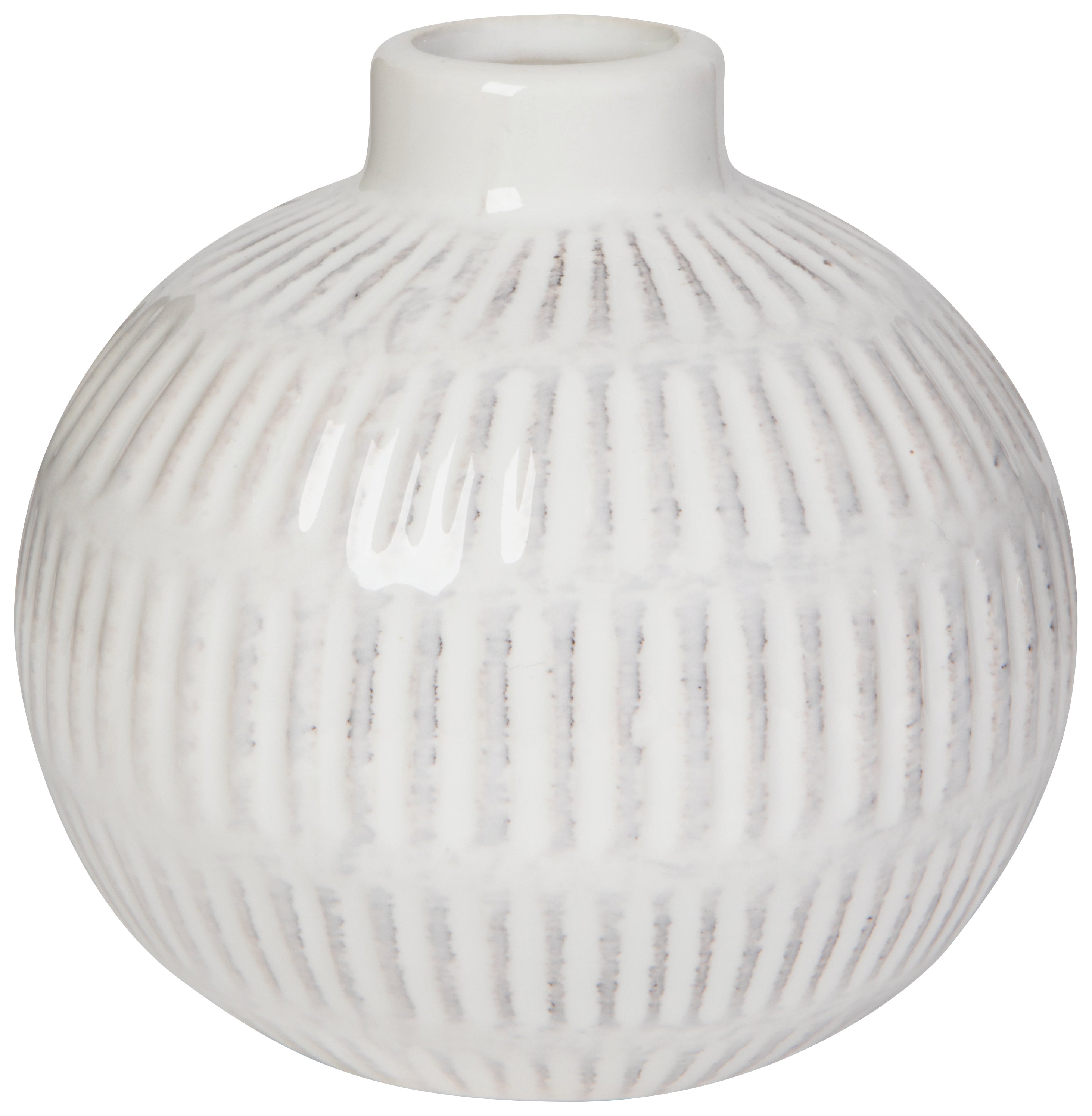 Pearl Ceramic Bud Vase