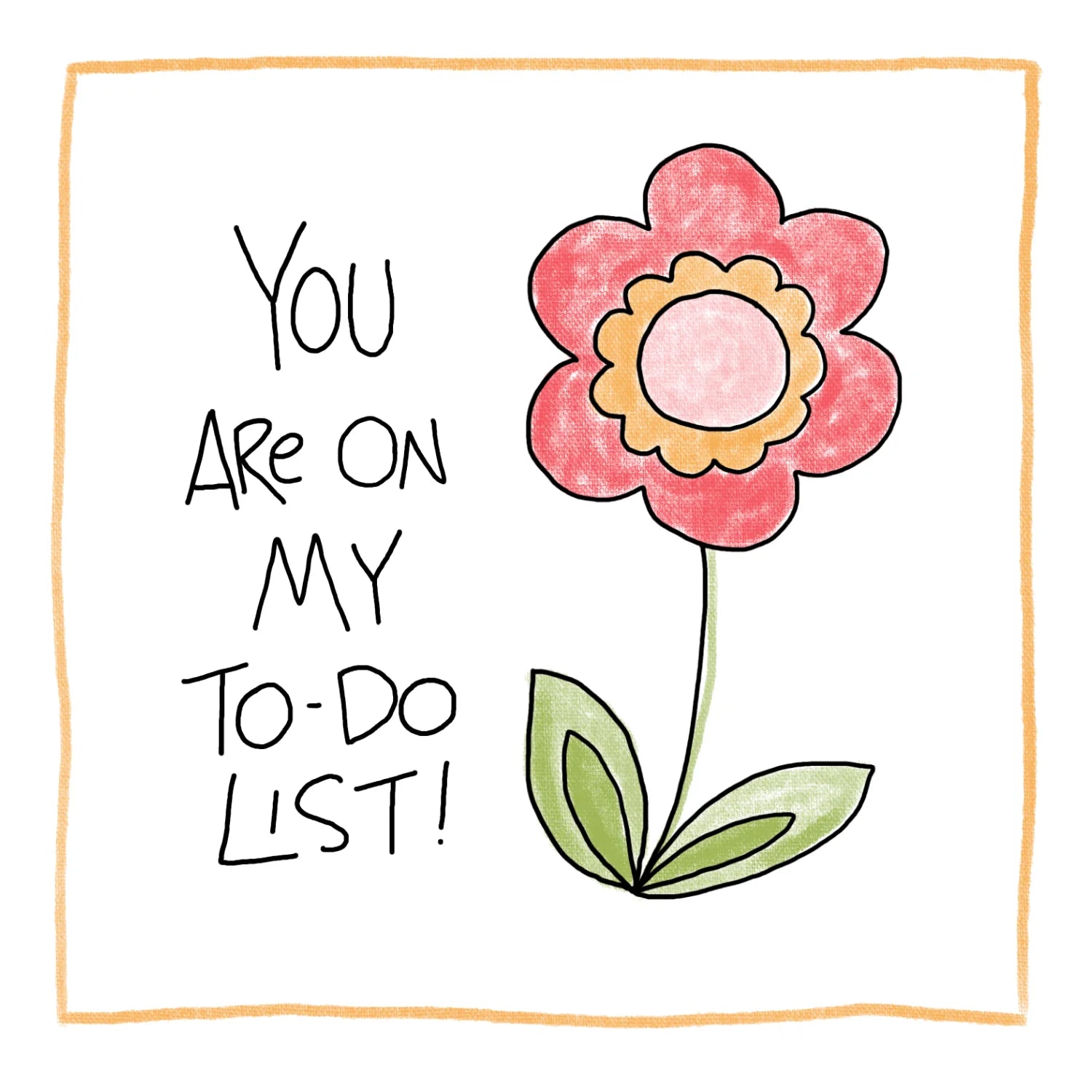 To Do List, Greeting Card