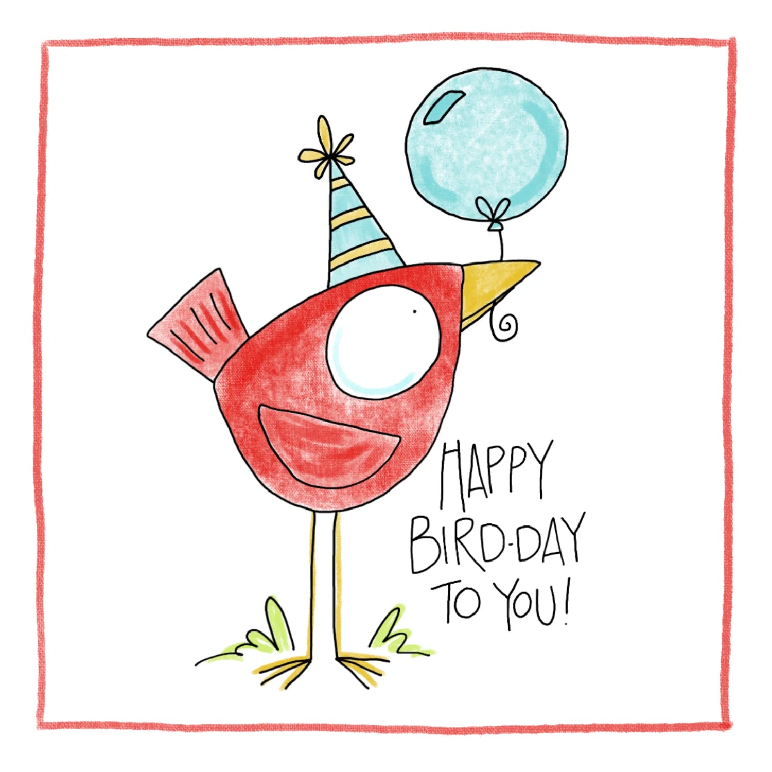Happy Bird Day, Greeting Card