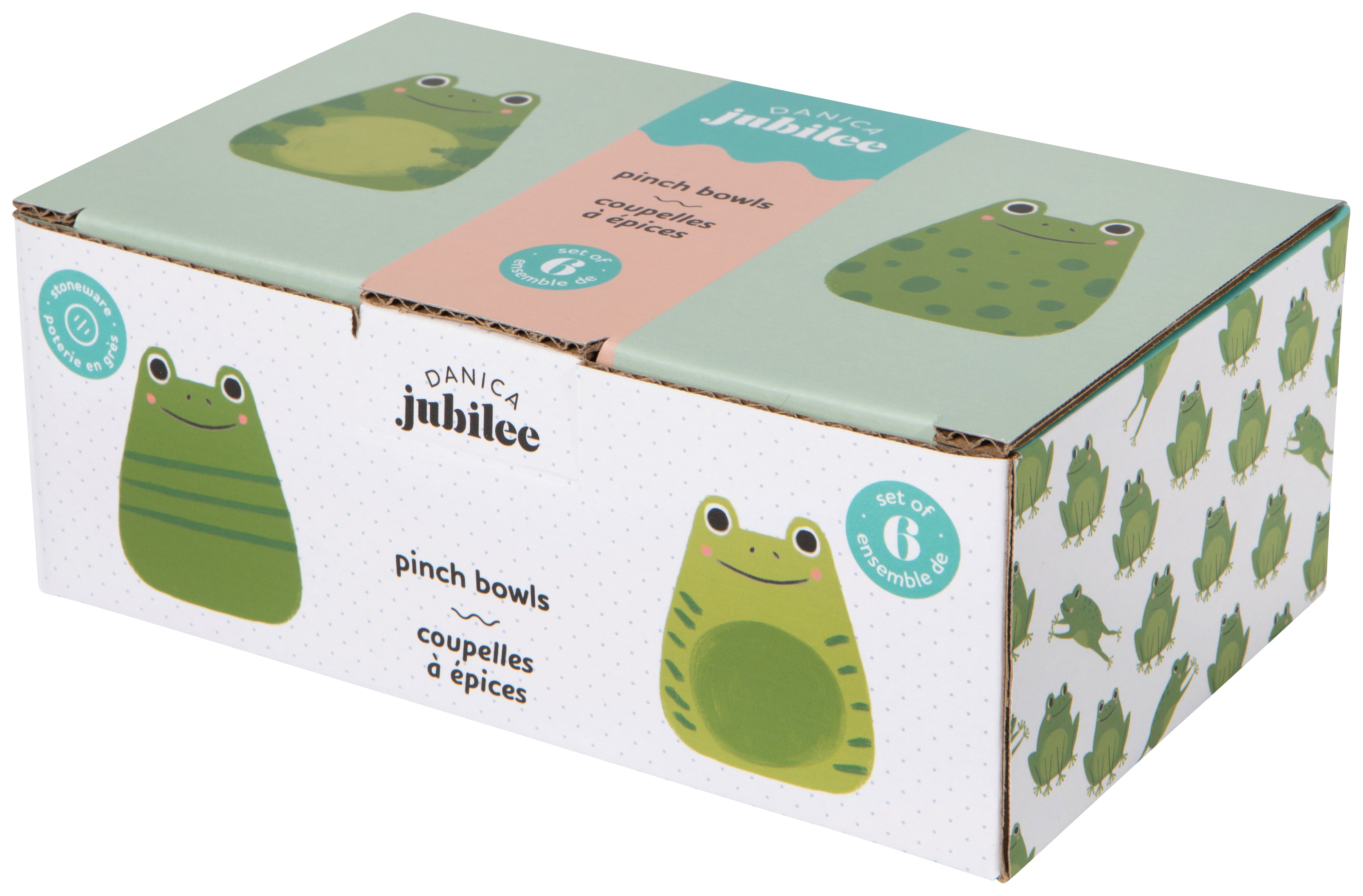 Ribbit Pinch Bowl, Set of 6