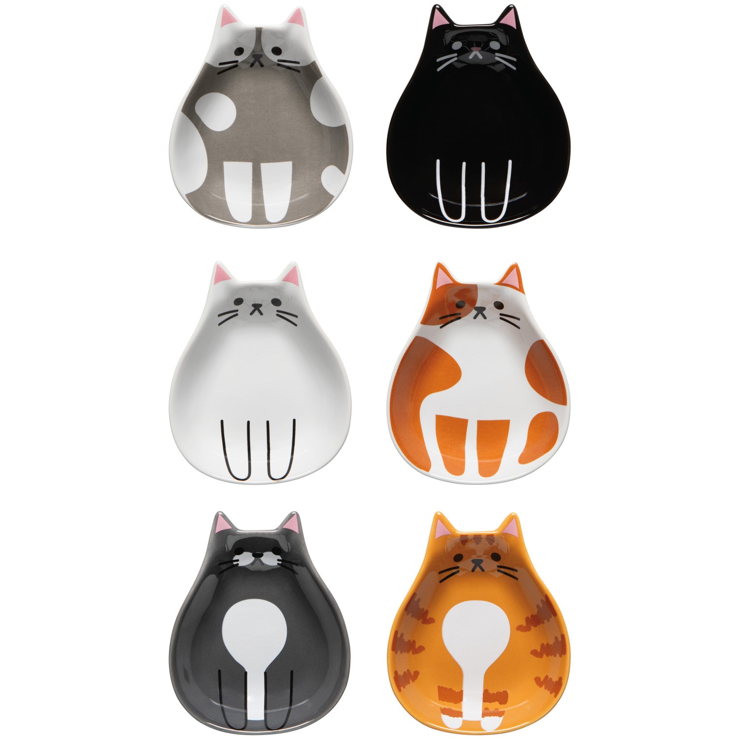 Cat Club Pinch Bowls, Set of 6