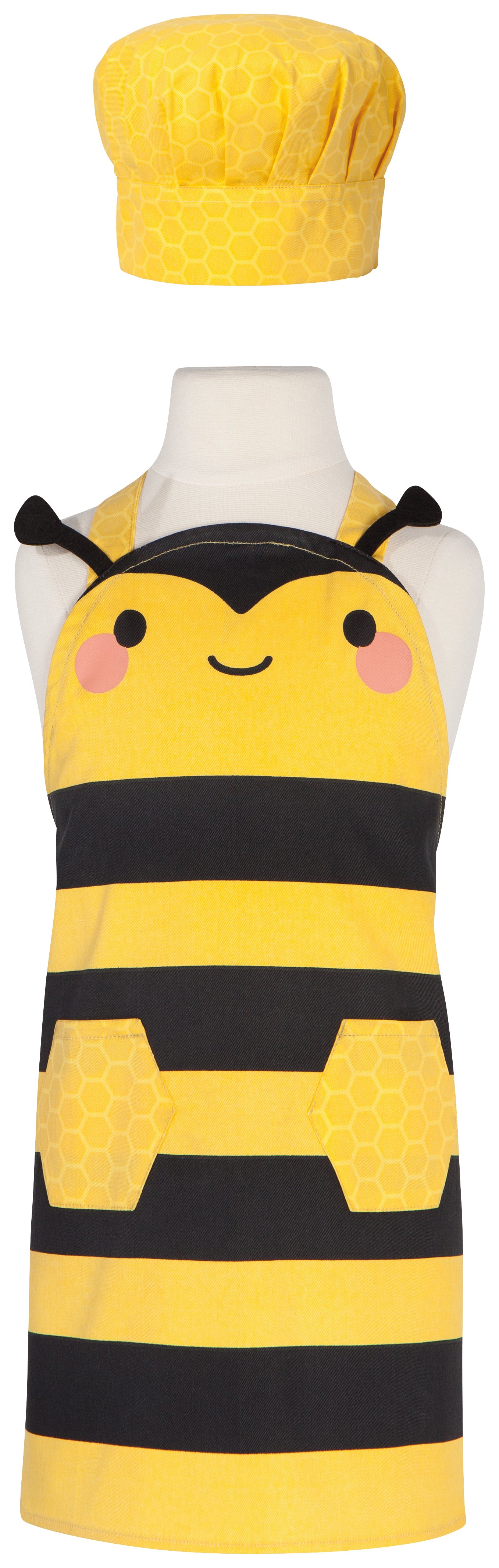 Bumblebee Daydream Kids Apron and Hat Set