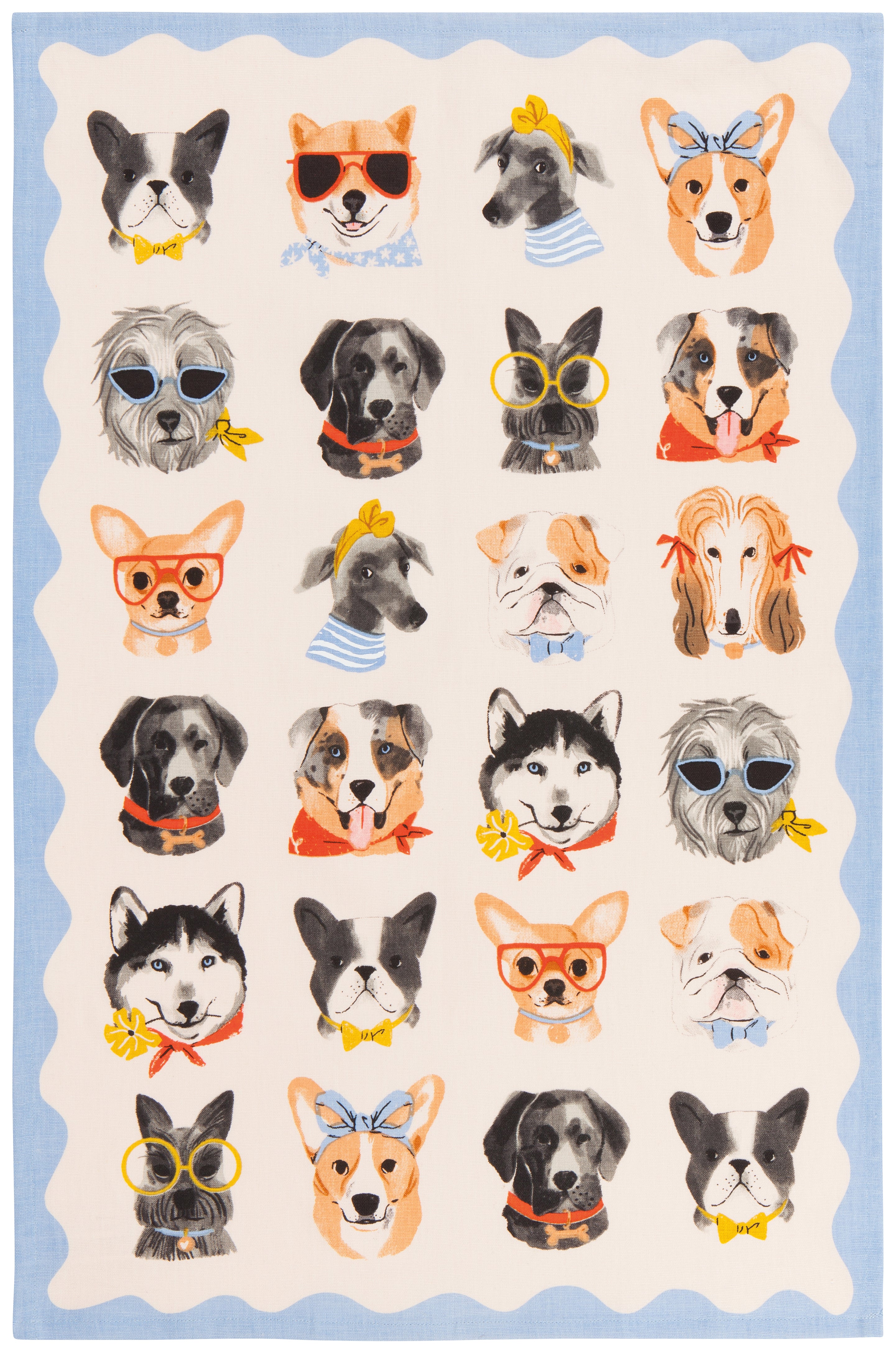 Uptown Dogs Dishtowel