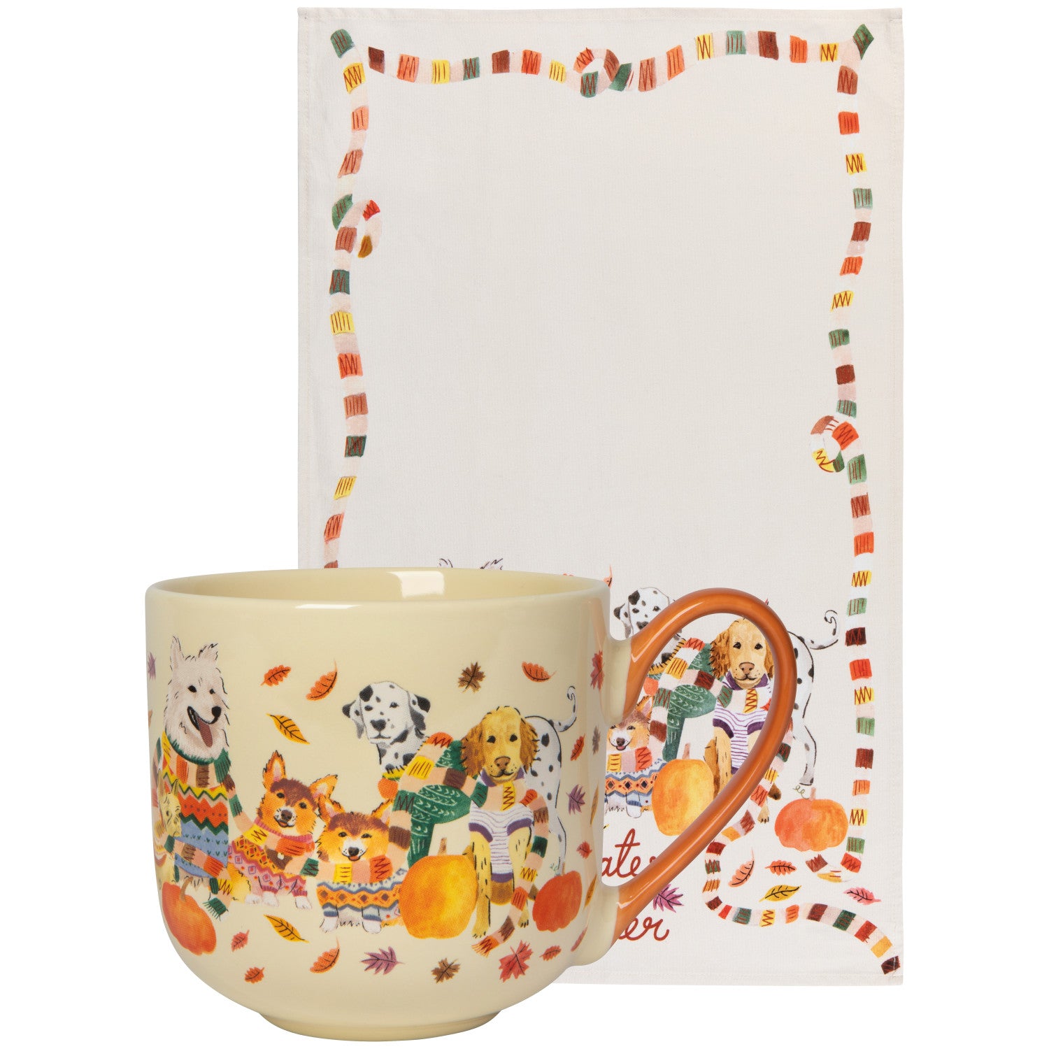 Sweater Weather Mug and Tea Towel Set