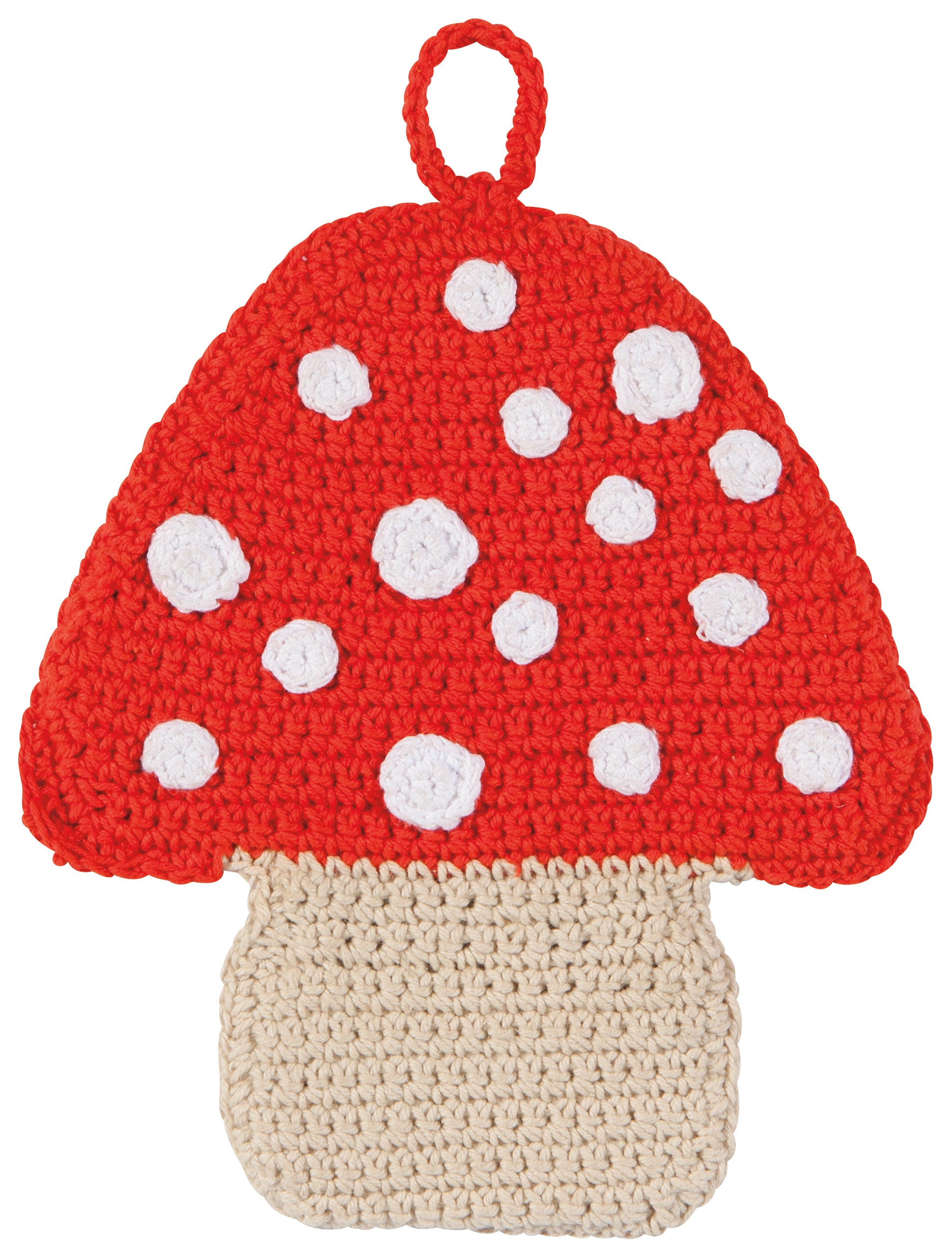 Toadstool Crochet Trivet